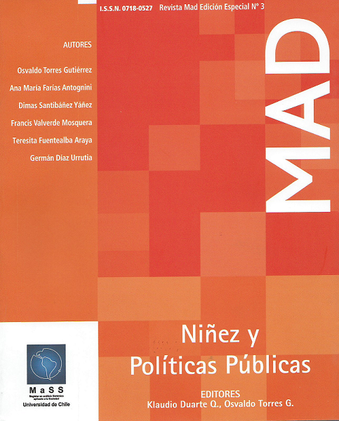 							Ver Núm. 3 (2008): Número Especial 3: "Niñez y Políticas Públicas"
						